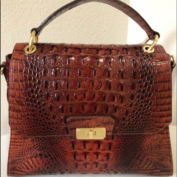 BRAHMIN BRINLEY SATCHEL PURSE - Picture 7 of 8